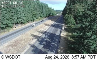 Gig Harbor: SR 16 at MP 12.3: Wollochet