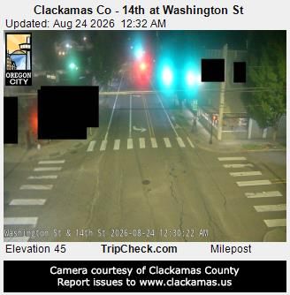 Oregon City: Clackamas Co - 14th at Washington St