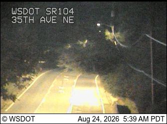 Lake Forest Park: SR 104 at MP 31.3: 35th Ave NE