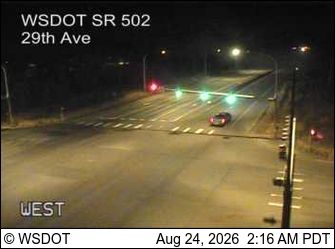 Battle Ground: SR 502 at MP 1.6: NE 29th Ave