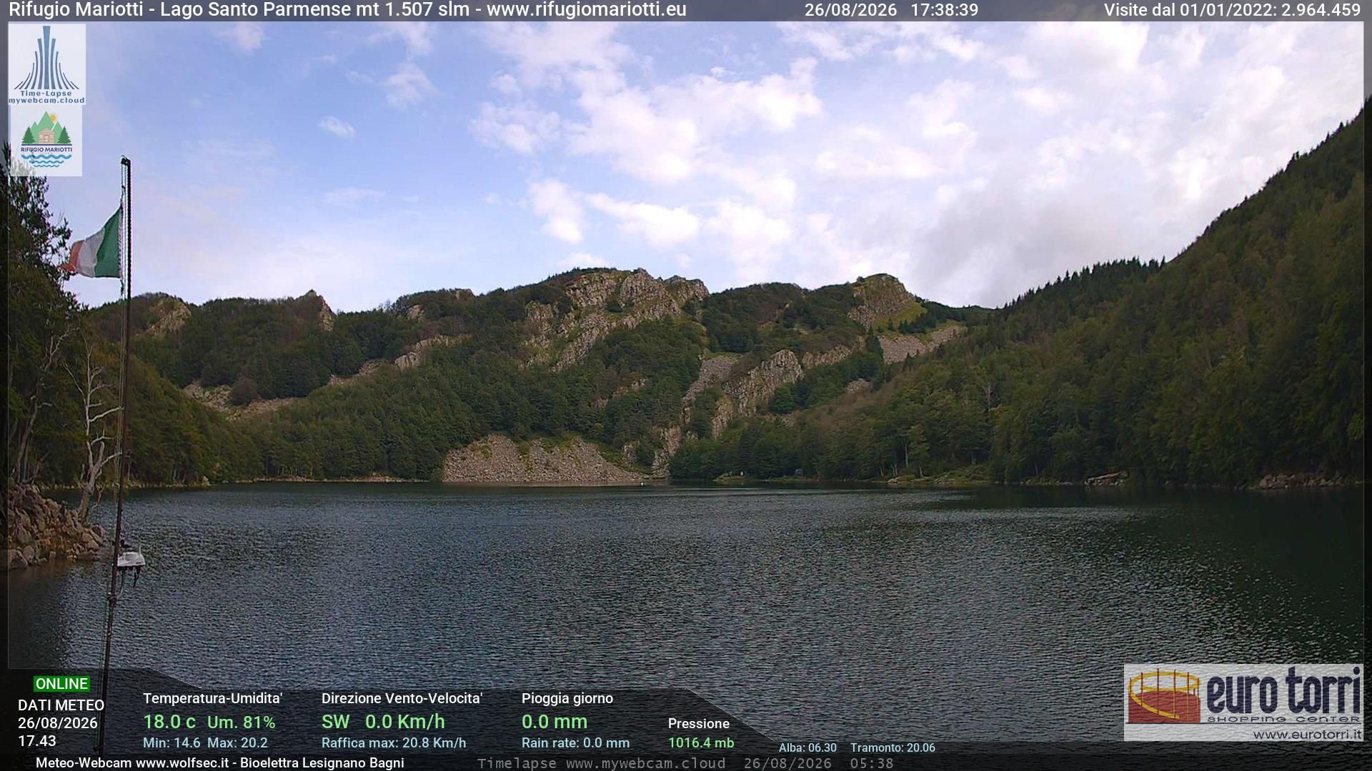 Corniglio › East: Rifugio Lago Santo