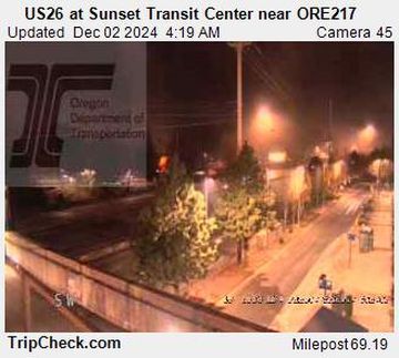 Durham: US26 at Sunset Transit Center near ORE217