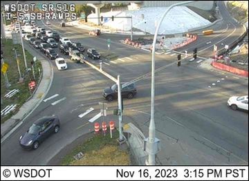 Pacific: SR 516 at MP 1.9: I-5 Interchange