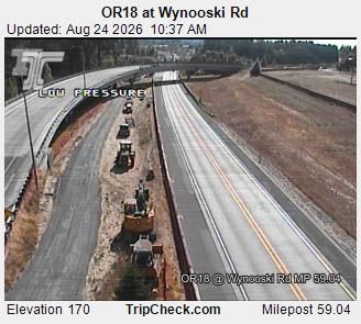 Newberg: ORE18 at Wynooski Rd