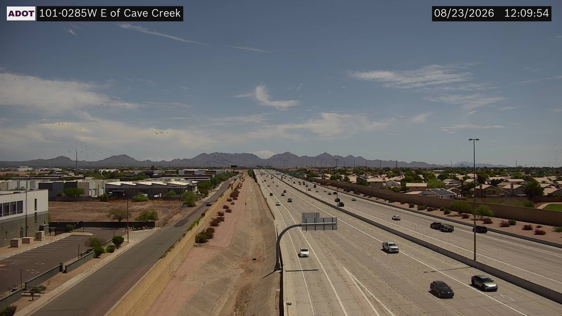 Phoenix › West: I-101 WB 28.50 @E of Cave Creek Rd