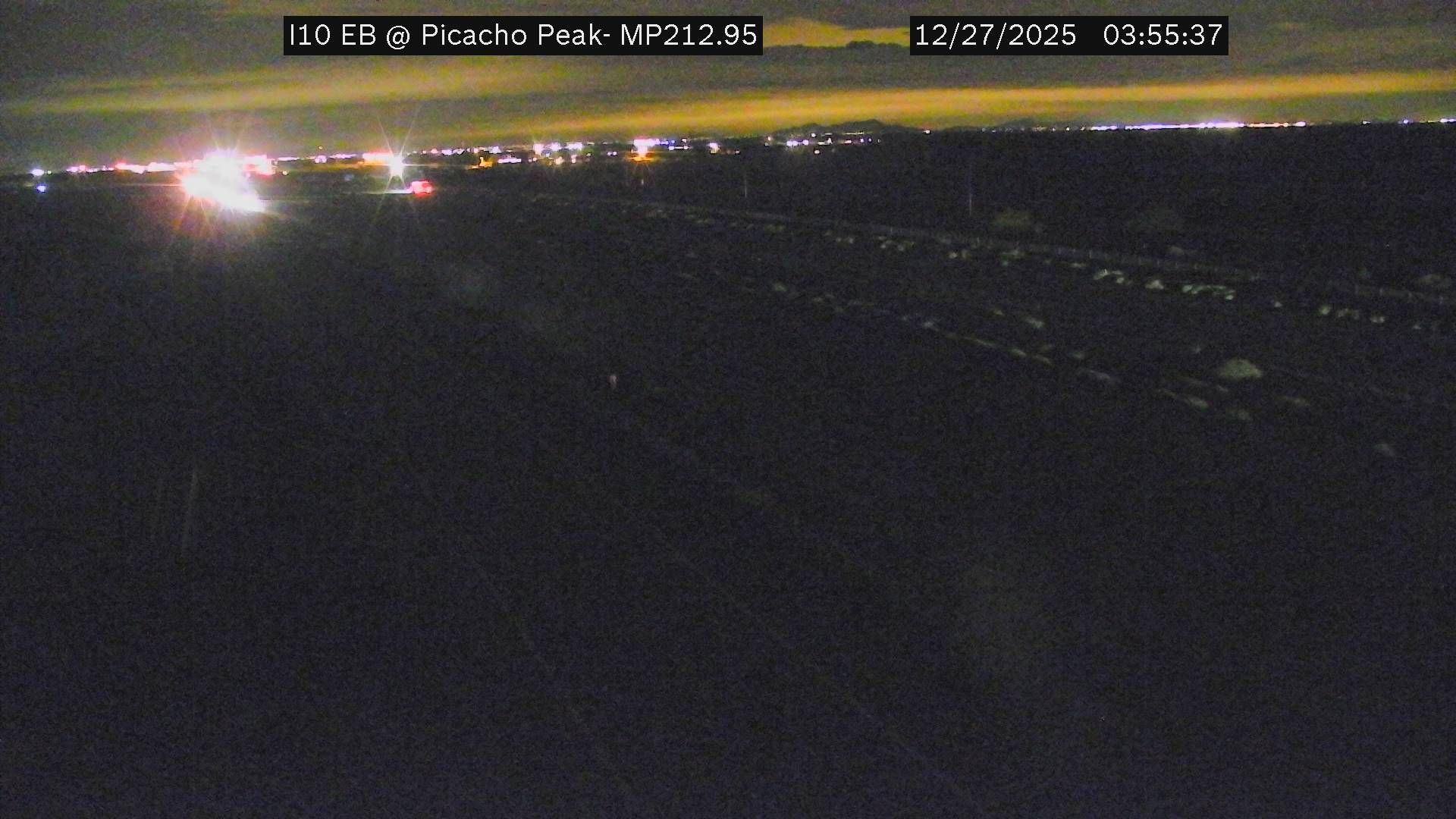 Picacho › East: I-10 EB 213.00 - Peak