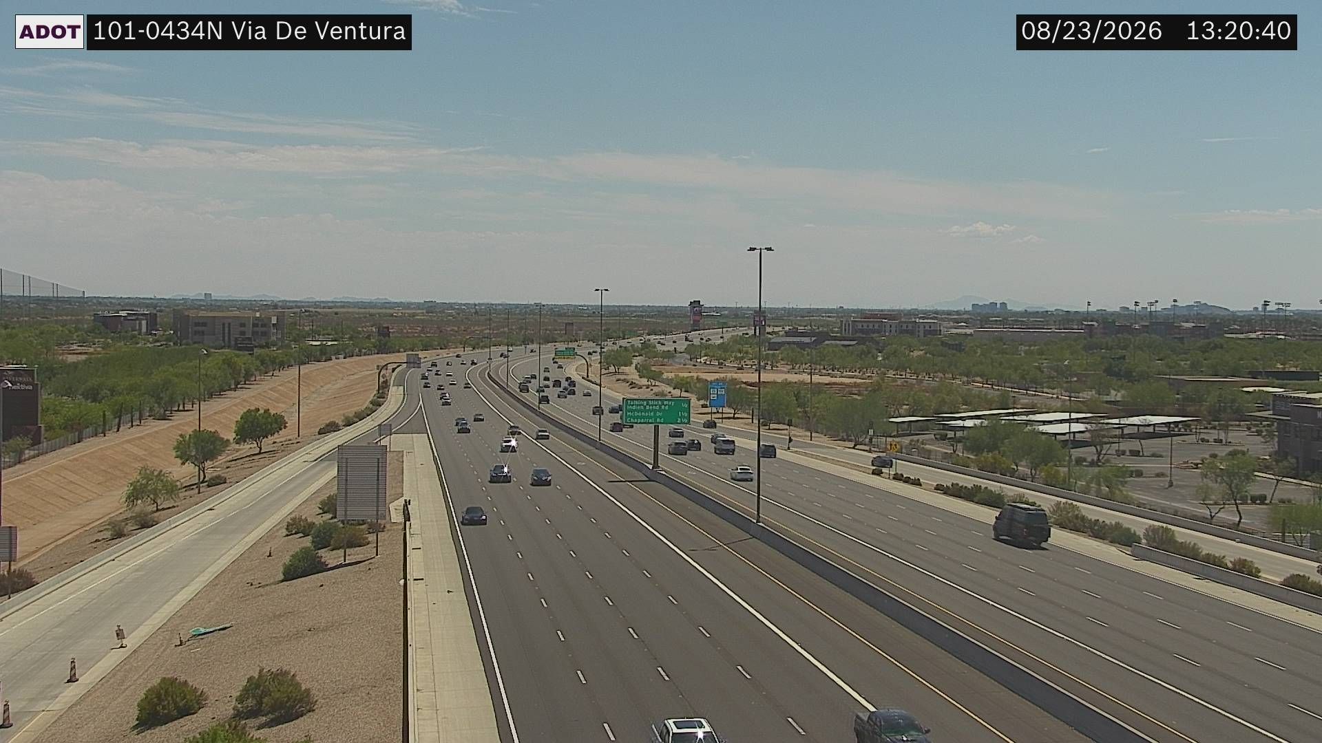 Paradise Valley › North: I-101 NB 43.40 @Via de Ventura