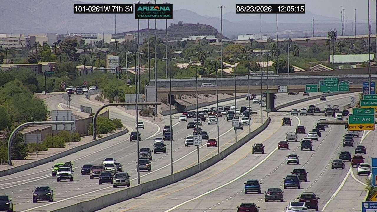 Phoenix › West: I-101 WB 26.10 @7th St