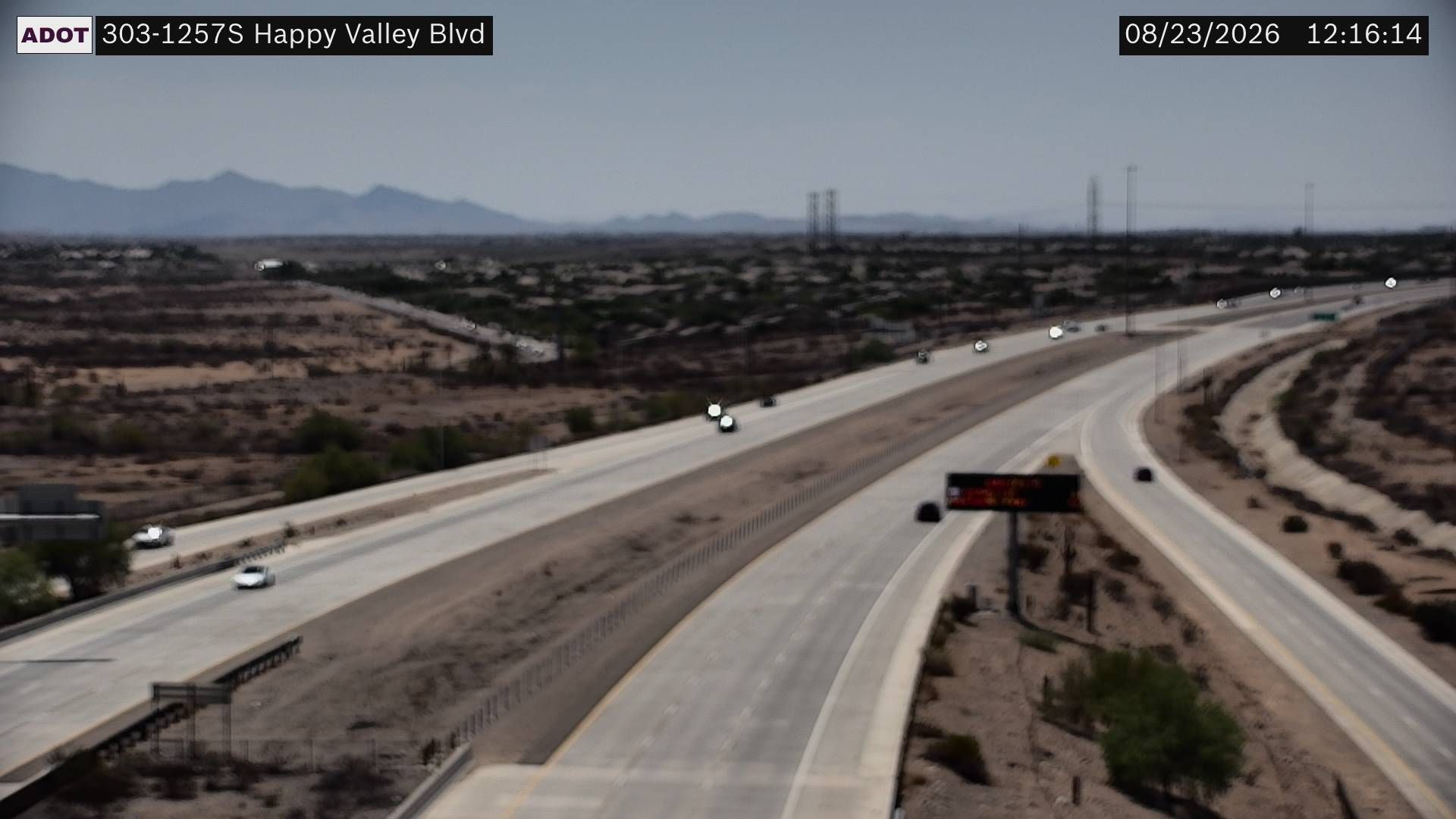 Sun City West › South: SR-303 SB 125.70 @Happy Valley Blvd