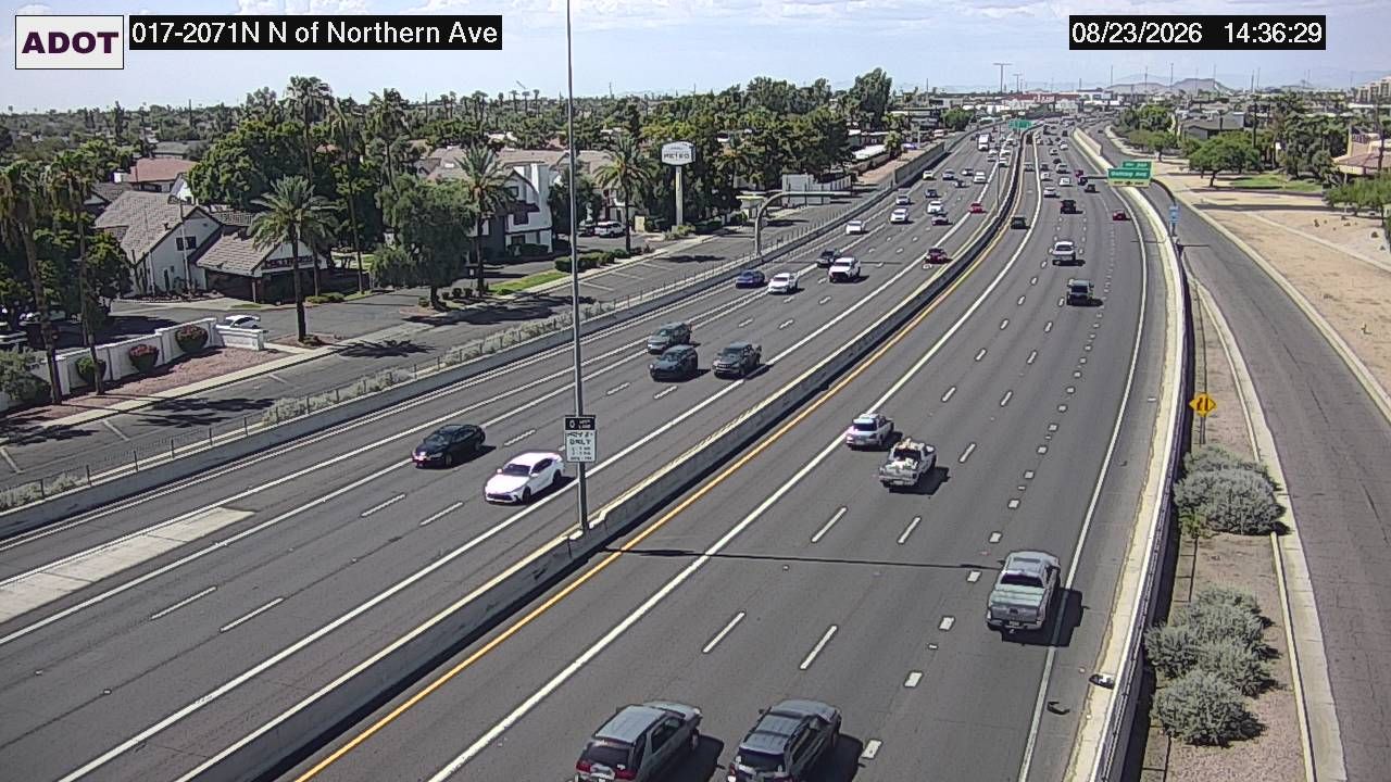 Phoenix › North: I-17 NB 207.10 @N of Northern Ave