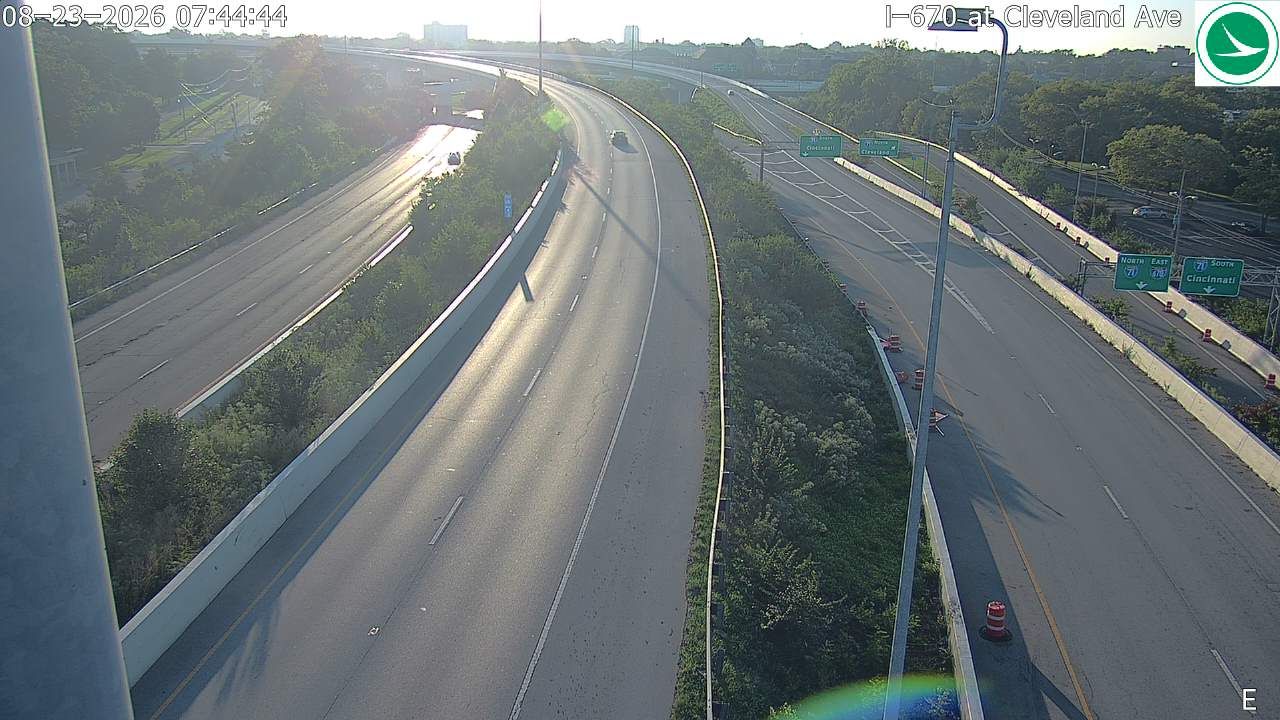 Fort Hayes: I-670 at Cleveland Ave