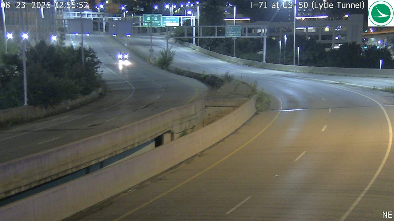 Pendleton: I-71 at US-50 (Lytle Tunnel)