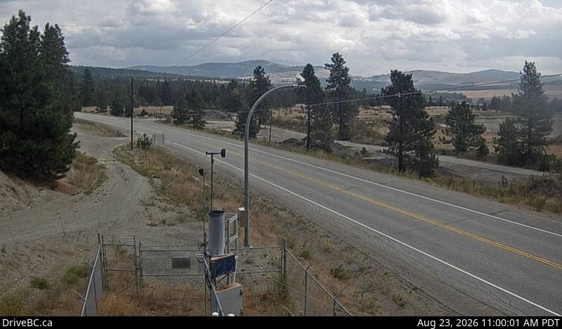 Osoyoos › East: Hwy 3, 9 km west of the Anarchist Summit, east of - looking east