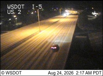 Everett: I-5 at MP 193.9: US 2 Interchange