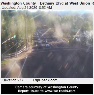 Durham: Washington County - Bethany Blvd at West Union Rd