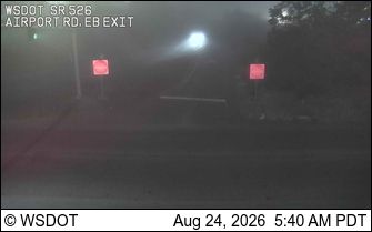 Everett: SR 526 at MP 1.4: Airport Rd, EB