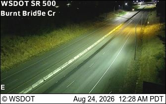 Vancouver: SR 500 at MP 1.4: Burnt Bridge Creek
