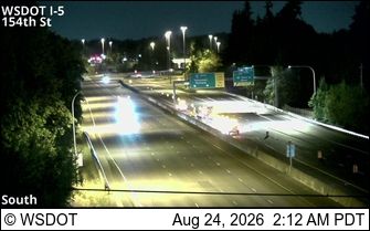 Battle Ground: I-5 at MP 8.2: 154th St