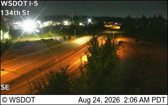 Battle Ground: I-5 at MP 7.3: 134th St
