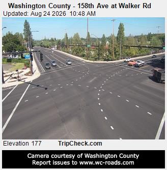 Beaverton: Washington County - 158th Ave at Walker Rd