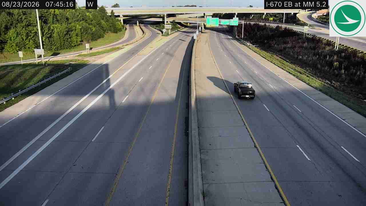 Sawyer Manor: I-670 EB at MM 5.2, St Clair Ave