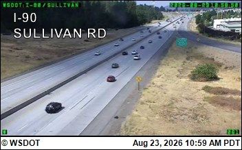 Spokane Valley: I-90 at MP 291.9: Sullivan