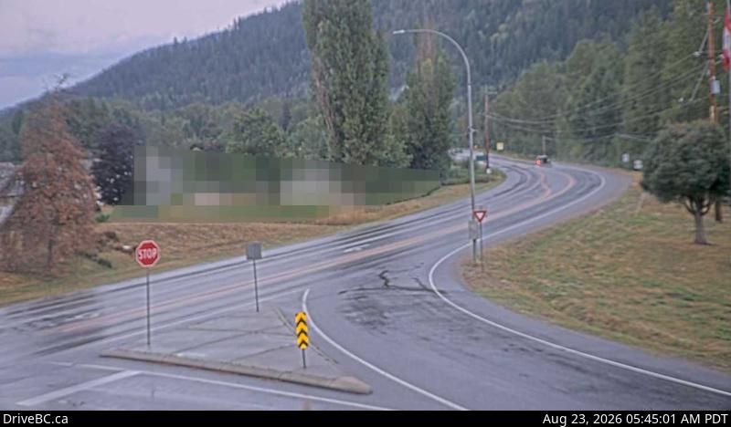 Salmo › West: Hwy 3 at Hwy 6, looking west on Hwy