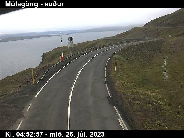 Svalbarseyri: Múlagöng suður