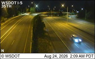 Vancouver: I-5 at MP 2.1: 35th St
