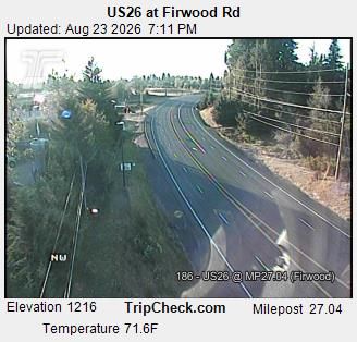 Estacada: US26 at Firwood Rd