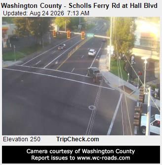 Beaverton: Washington County - Scholls Ferry Rd at Hall Blvd