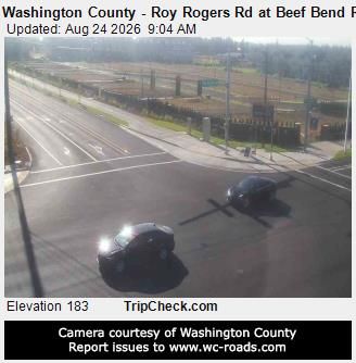 Durham: Washington County - Roy Rogers Rd at Beef Bend Rd