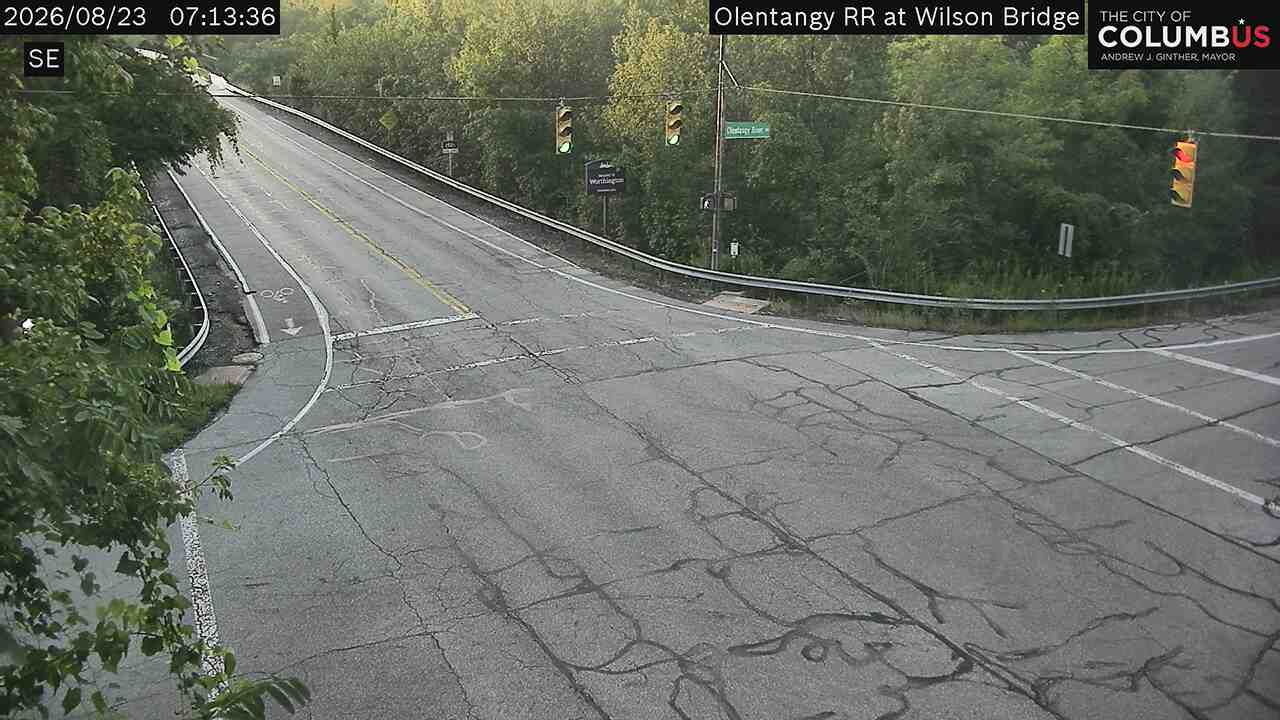 Worthingview: City of Columbus) Olentangy River Rd at Wilson Bridge Rd