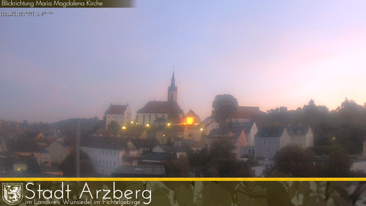 Arzberg › North: Blick Richtung Maria Magdalena