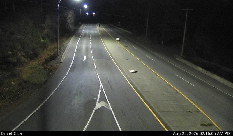 Area A › North: Hwy 1 at South Shawnigan Lake Road, looking north