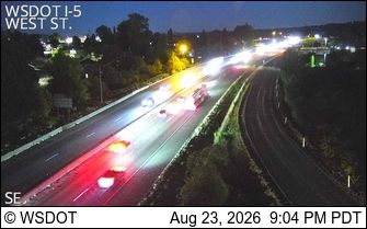 Chehalis: I-5 at MP 78.3: West St