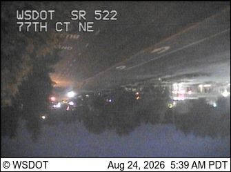 Kenmore: SR 522 at MP 7.8: 77th Ct NE