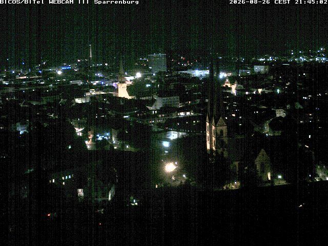 Gadderbaum: Panoramablick auf die Bielefelder Innenstadt