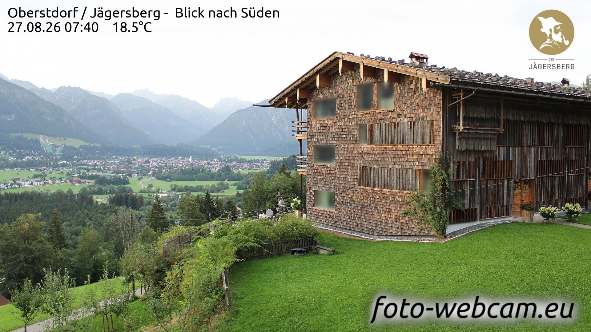 Langenwang: Oberstdorf - Jägersberg - Blick nach Süden