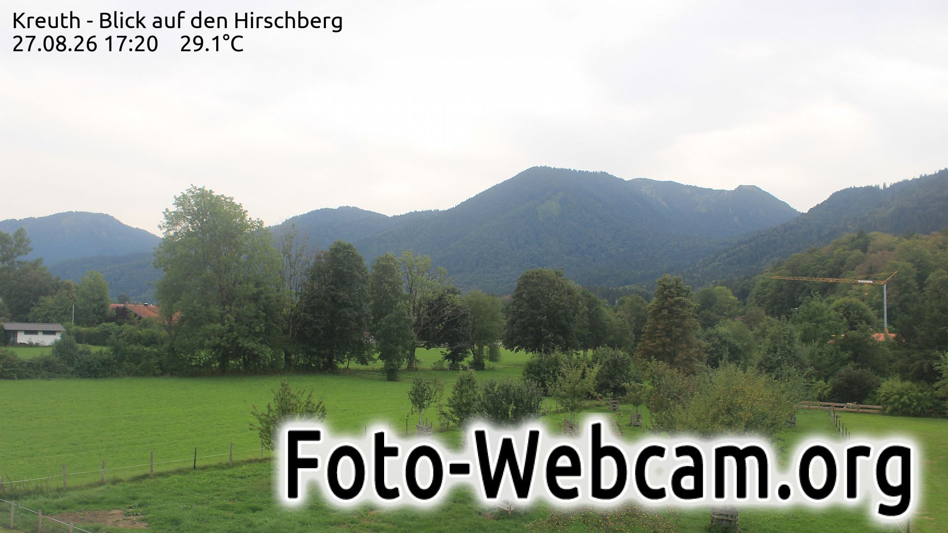 Kreuth: Blick auf den Hirschberg