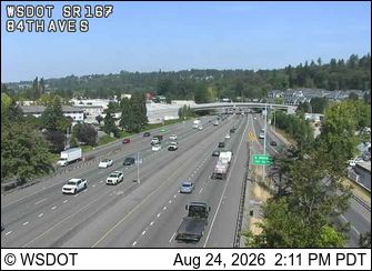 Pacific: SR 167 at MP 21.3: 84th Ave S
