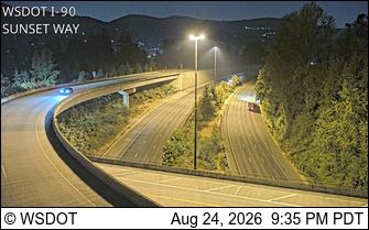 Issaquah: I-90 at MP 18: Sunset Way