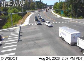 Pacific: SR 516 at MP 2.2: Military Rd