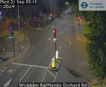 Croydon: Wickham Rd/Monks Orchard Rd