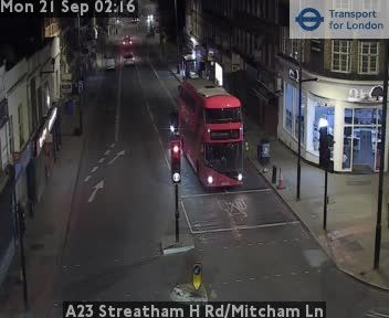 Croydon: A23 Streatham H Rd/Mitcham Ln