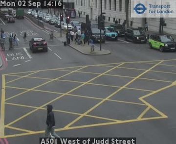 London: A501 West of Judd Street