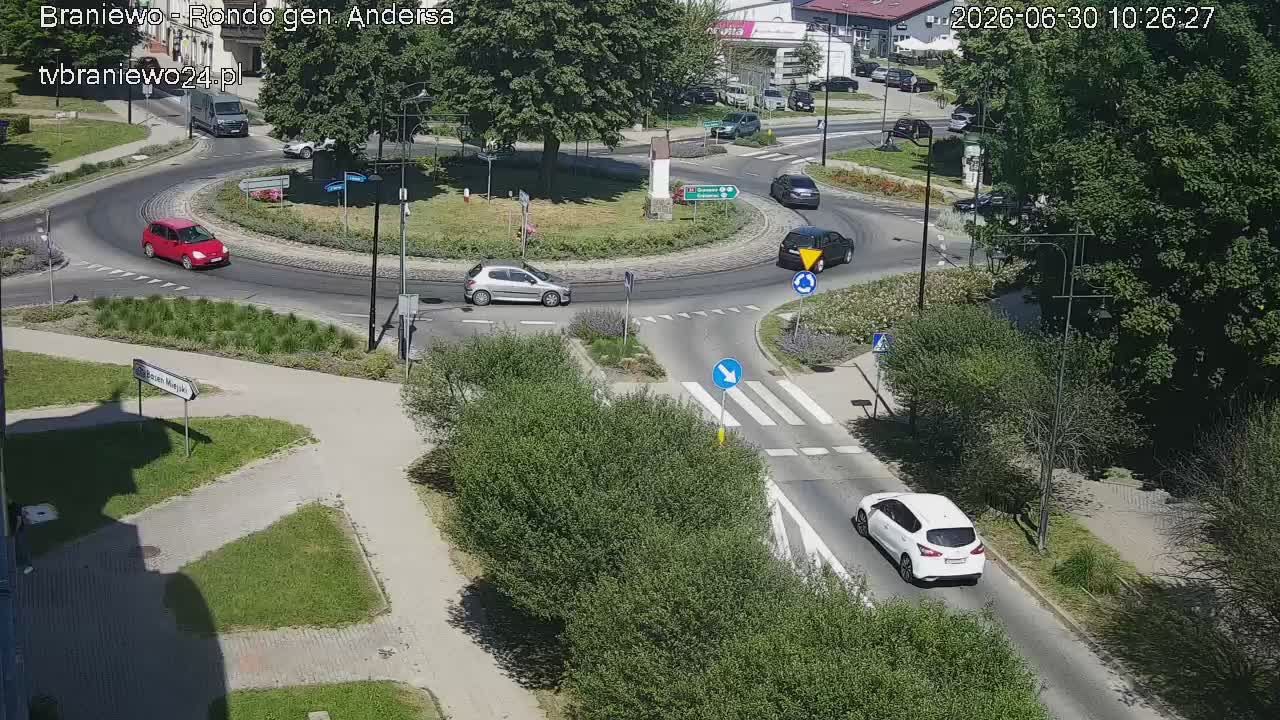 Braniewo › North: Rondo Generała Władysława Andersa