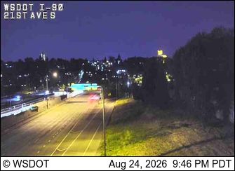 Seattle: I-90 at MP 3.4: 21st Ave S