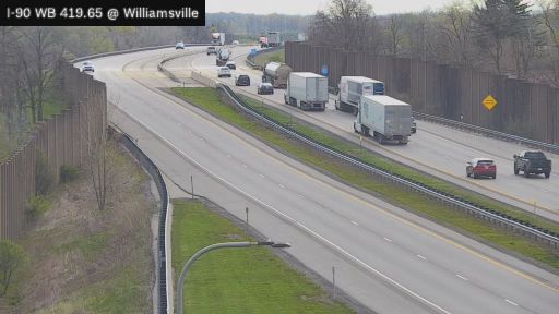 Williamsville › West: I-90 at Interchange - Toll Barrier
