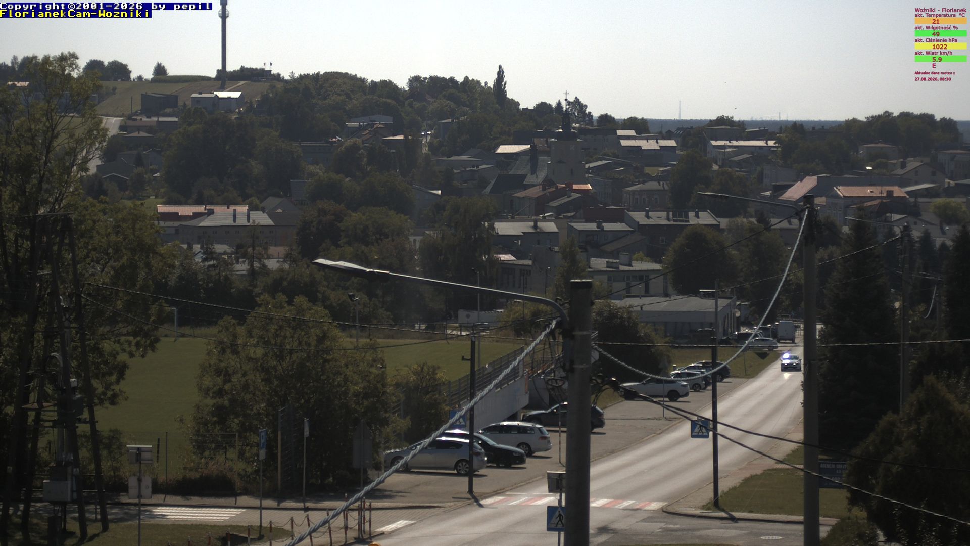 Wozniki: WeatherCam2 - Śl. - Florianek